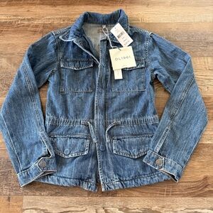 DL1961 Rocco denim parka jacket New girls Medium